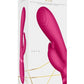 Vive Cato Pulse Wave Rechargeable Silicone G-Spot Rabbit Vibrator - Pink