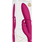 Vive Halo Rechargeable Silicone Ring Rabbit Vibrator - Pink