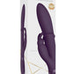 Vive Halo Rechargeable Silicone Ring Rabbit Vibrator - Purple