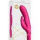 Vive May Dual Pulse-Wave and Vibrating C-Spot and G-Spot Rechargeable Silicone Rabbit - Pink