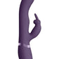 Vive May Dual Pulse-Wave and Vibrating C-Spot and G-Spot Rechargeable Silicone Rabbit - Purple