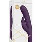 Vive May Dual Pulse-Wave and Vibrating C-Spot and G-Spot Rechargeable Silicone Rabbit - Purple