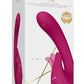 Vive Miki Rechargeable Silicone Pulse Wave and Flickering G-Spot Vibrator - Pink