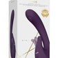 Vive Miki Rechargeable Silicone Pulse Wave and Flickering G-Spot Vibrator - Purple