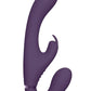 Vive Suki Rechargeable Silicone Vibrating Strapless Strap-On Rabbit - Purple