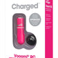 Vooom Wireless Remote Control Silicone USB Rechargeable Bullet Waterproof - Pink