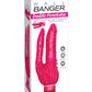 Wall Bangers Double Penetrator Vibrating Dildo - Pink - 9in