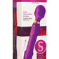 Wand Essential Ultra Thrust-Her Deluxe Rechargeable Silicone Thrusting and Vibrating Wand - Purple