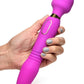 Wand Essential Ultra Thrust-Her Deluxe Rechargeable Silicone Thrusting and Vibrating Wand