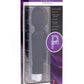 Wand Essentials Deep Velvet Silicone Wand Massager - Black/Purple