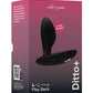 We-Vibe Ditto+ App Compatible Vibrating Rechargeable Silicone Butt Plug with Remote Control - Satin - Black
