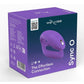 We-Vibe Sync O Rechargeable Silicone Couples Vibrator with Remote Control - Purple