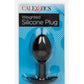Weighted Silicone Anal Plug - Black