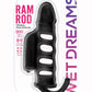 Wet Dreams Ram Rod Silicone Vibrating Penis Extender - Black
