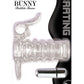 Wet Dreams Vibrating Plump Bunny Rabbit Sleeve - Clear