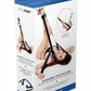 WhipSmart Deluxe Sex Sling with Ankle Restraints - Black/Blue
