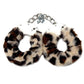 WhipSmart Furry Cuffs with Eye Mask - Animal Print/Leopard