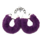 WhipSmart Furry Cuffs with Eye Mask - Purple