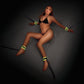 WhipSmart Glow In The Dark Bed Restraints with Adjustable Cuffs