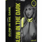 WhipSmart Glow In The Dark Collar with Nipple Clips and Leash - Glow In The Dark/Green