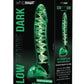 WhipSmart Lifelike Glass Dildo with Balls - Clear/Glow In The Dark - 5.5in