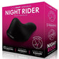 WhipSmart Night Rider Rechargeable Silicone Vibrating Pad - Black