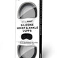 WhipSmart Quickie Cuffs with Eye Mask - Black - Large/Medium