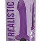 WhipSmart Remote Control Rechargeable Silicone G-Spot/P-Spot Dildo - Purple - 7in