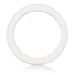 White Rubber Cock Ring - White - Medium