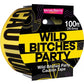 Wild Bitches Party Tape - Black/Yellow - 100ft