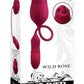 Wild Rose Rechargeable Silicone Clitoral Stimulator - Red