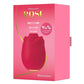 Womanizer Rose Rechargeable Silicone Air Pulse Clitoral Vibrator - Gold/Red