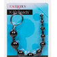 X 10 Anal Beads - Black