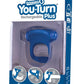 You-Turn Rechargeable Plus Silicone Ring Waterproof - Blue/Blueberry