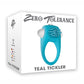Zero Tolerance Teal Tickler Silicone Vibrating Cock Ring - Teal