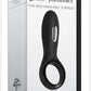 Zero Tolerance The Rechargeable Silicone Torpedo Vibrating Cock Ring - Black