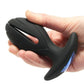 Zeus Electro-Spread 64x Vibrating and E-Stim Silicone Rechargeable Butt Plug with Remote Control