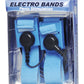 Zeus Electrosex C and B - Penis Bands - Elastic Fit - Black/Blue