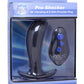 Zeus Pro-Shocker 8x Vibrating and E-Stim Silicone Rechargeable Prostate Plug with Remote Control - Black