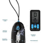 Zeus Vibrating and E-Stim Rechargeable Silicone Egg with Remote Control