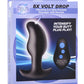 Zeus Vibrating and E-Stimulating Silicone Rechargeable Prostate Massager with Remote Control - Black