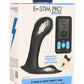 Zeus Zs E-Stim Pro Rechargeable Silicone Panty Vibe with Remote Control - Black