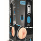 ZOLO Blow Master Rechargeable Silicone Masturbator - Black/Blue