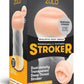 ZOLO Squeezable Deep Throat Masturbator - Mouth - Clear/Vanilla