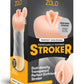ZOLO Squeezable Girlfriend Masturbator - Pussy - Clear/Vanilla